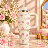 Stanley X LoveShackFancy Floral Insulated Tumbler with Handle & Straw