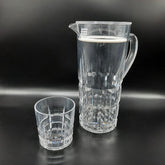 Acrylic Water Set – Unbreakable & Crystal Design (Jug + Glasses)