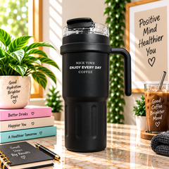 Nice Time – Enjoy Every Day Coffee Cup | 600ML
