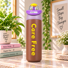 CareFree Everyday Water Bottle – Stylish Leak-Resistant Sports & Travel Bottle