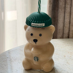 Starbucks Bearista Glass Cold Cup - 20oz