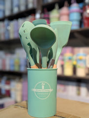 Silicone Spoon Set – 12 Pcs | Heat Resistant Kitchen Utensils