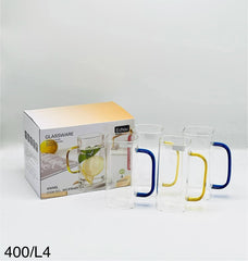 Premium Glass China Set – Pack of 6 | Elegant & Durable Drinkware