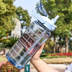 2 Litre Motivational Water Bottle – Botella Flaske